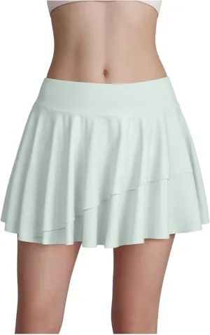 Mini Skirts for Women, Women's Pleated Tennis Skirts High Waisted Tummy Control Pleated Athletic Golf Skorts Skirt