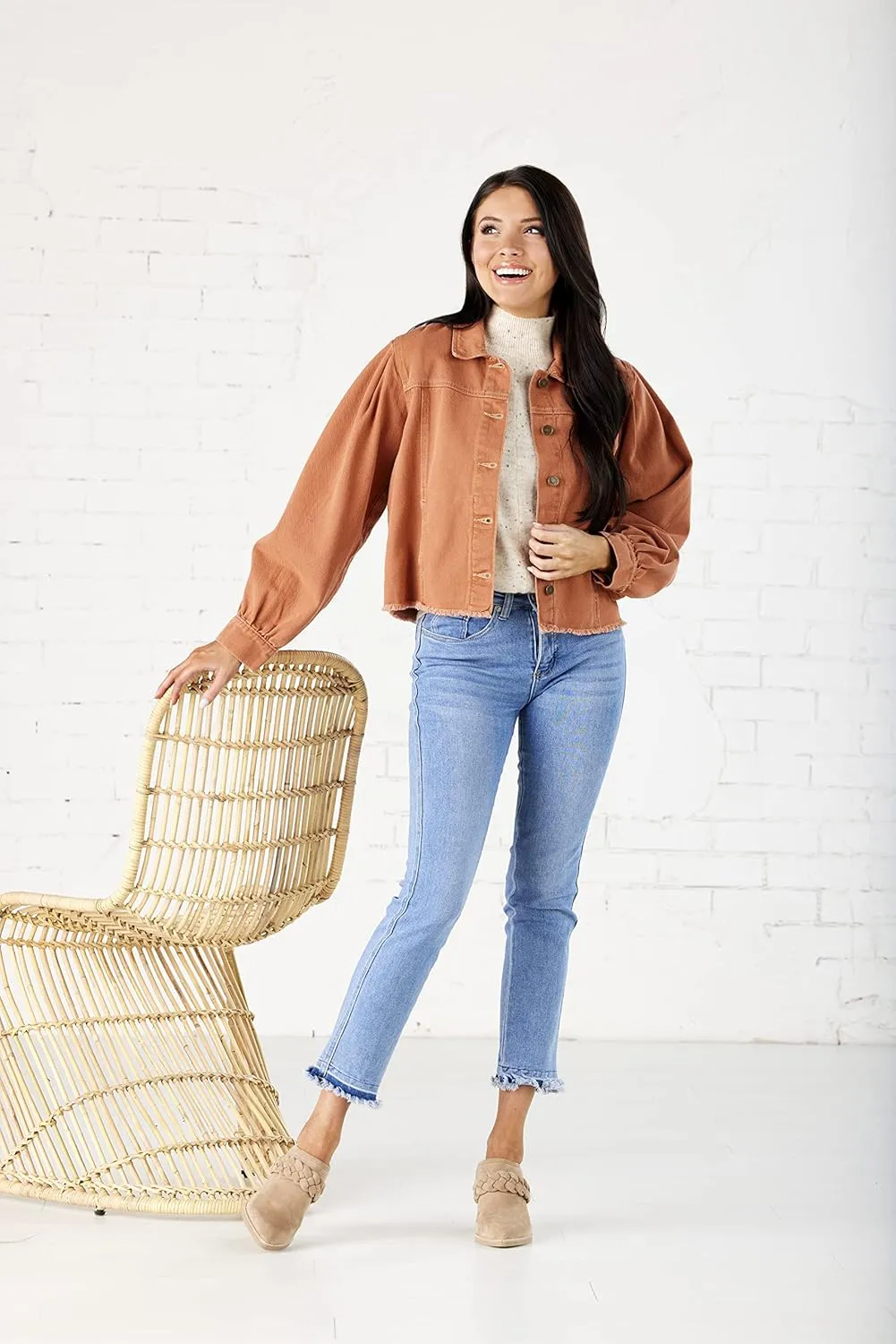 Mud Pie Florence Womens Denim Jacket