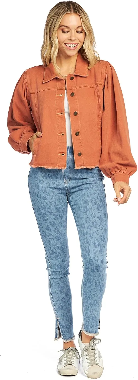 Mud Pie Florence Womens Denim Jacket