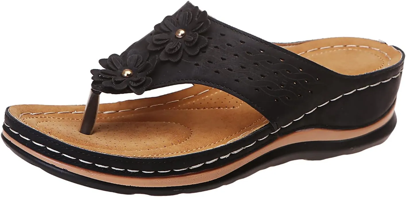 Plantar Fasciitis Sandals Closed Toe Walking Shoes Women Leather Chunky Sandals for Women Arch Support Sandals Women Comfortable Sandals for Women Womens Dress Sandals Size 8