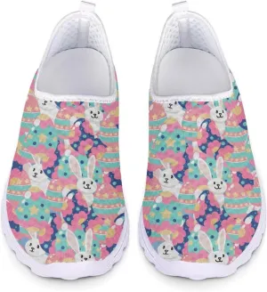 POLERO Water Shoes Fashion Shoes Lightweight Slip-On Shoes Flat Casual Walking Shoes for Women