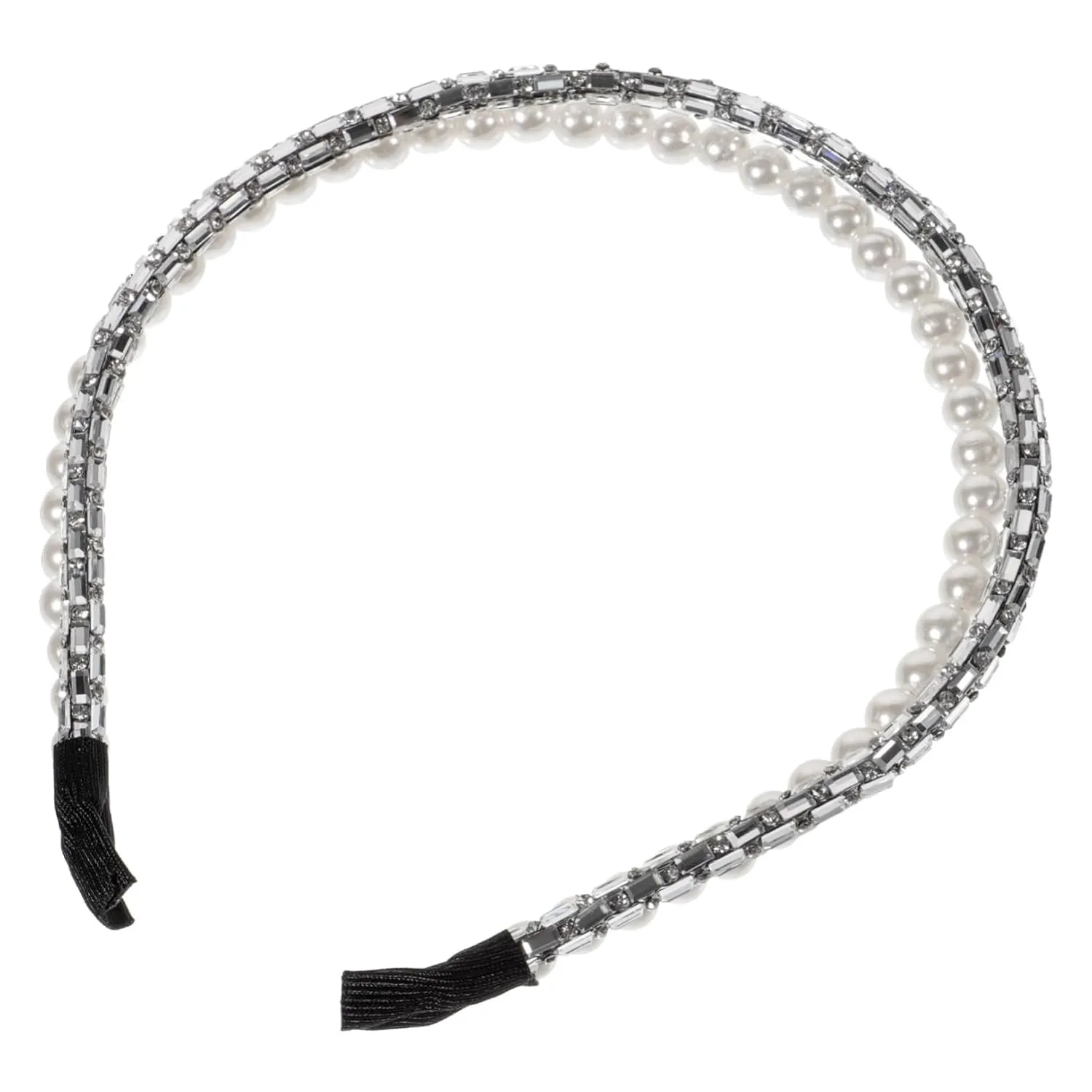 Rhinestone Hair Hoops Accessories Double Row Headband Hair Jewelry Red Rhinestone Headband