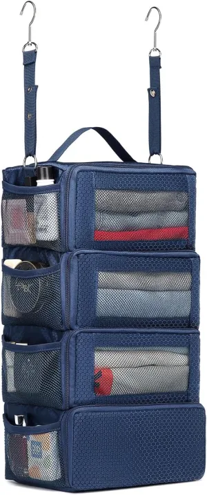 Suitcase Organizer Travel Bags Organizer for Luggage Compression Hanging Packing Cubes for Travel Carry on Closet (Bag Only)