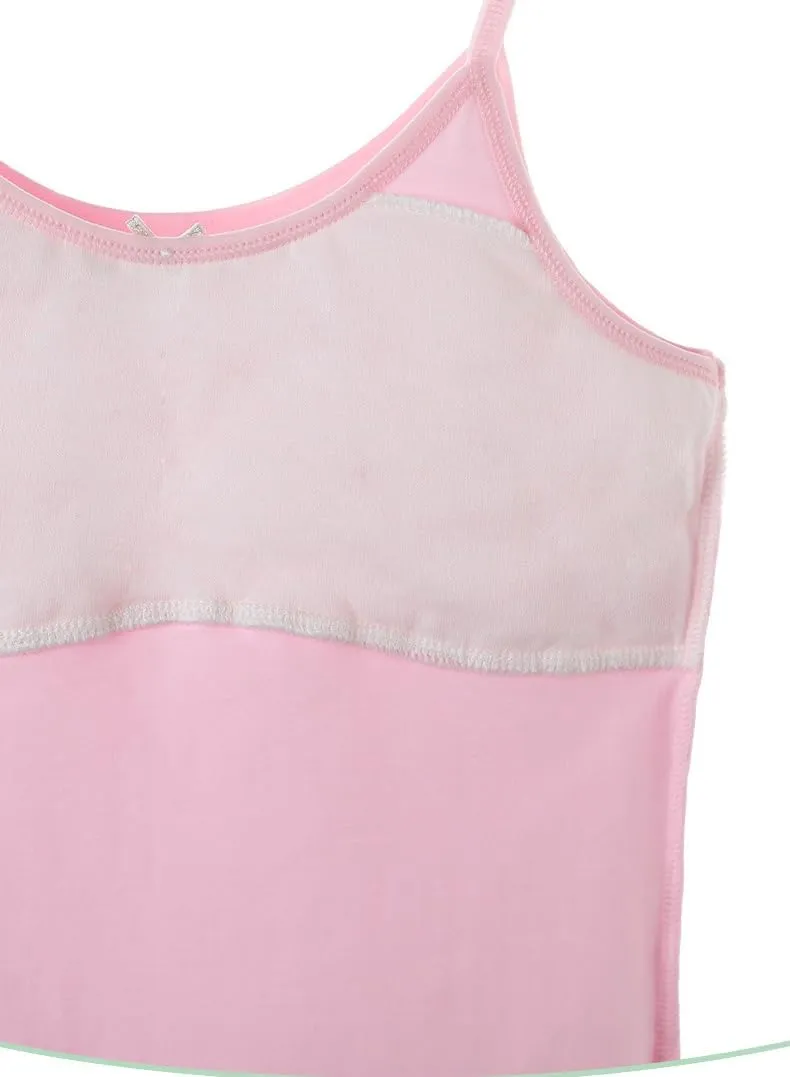 Teen Girls Camisole, Original Cotton Lining Undershirts Training Bras