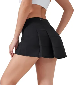 Tennis Skirts for Women with Shorts High Waist Quick Dry Skorts Casual Summer Yoga Golf Workout Athletic Skirts with Pockets