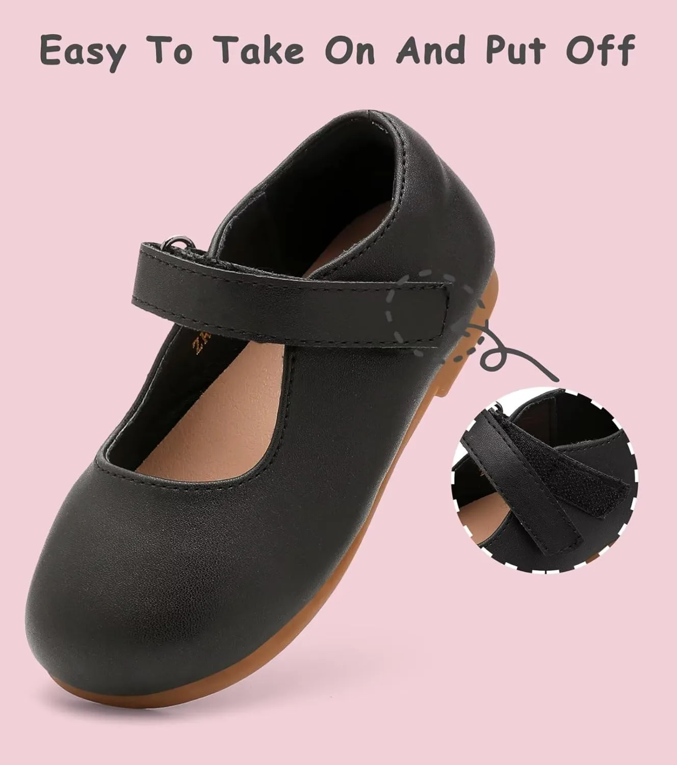 Toddler Flower Girl Dress Shoes Mary Janes Flat