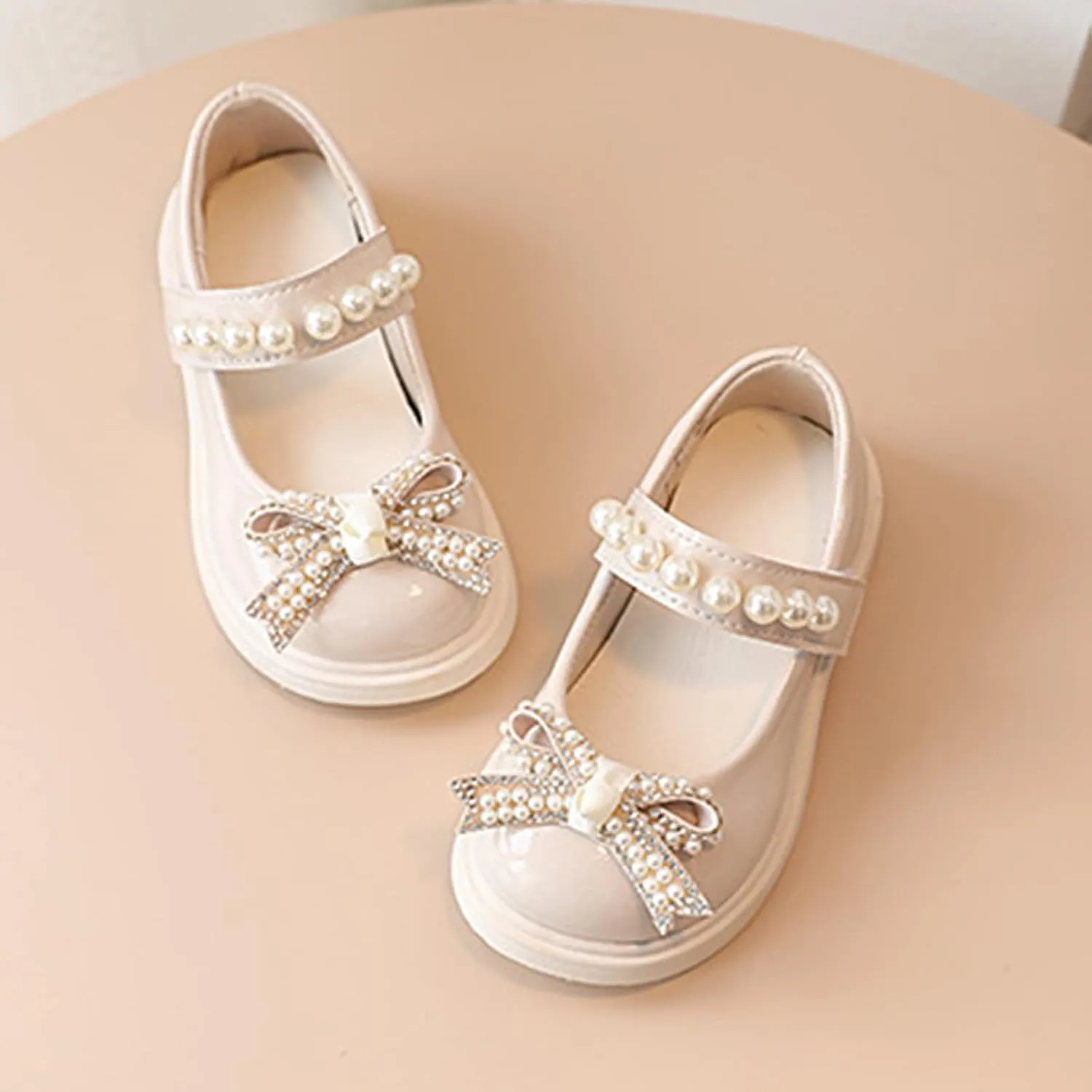 Toddler Girls Platform Mary Jane Shoes Bow Girls Dress Shoes Little Girl School Uniform Oxford Shoes for Girl Flats