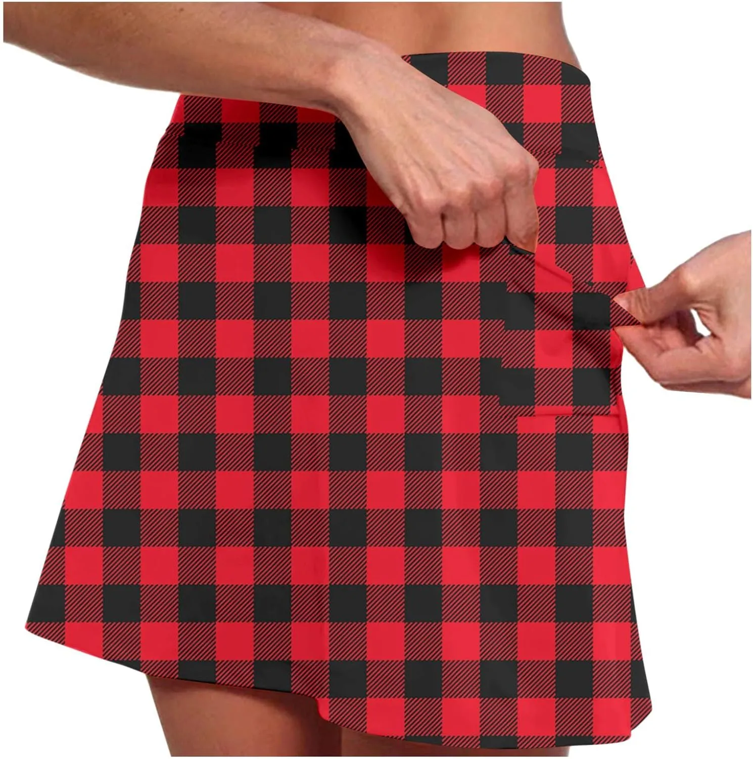 Tum Control Skorts for Women with Pockets Dressy Casual High Waist Athletic Skort Summer Workout Golf Skirts