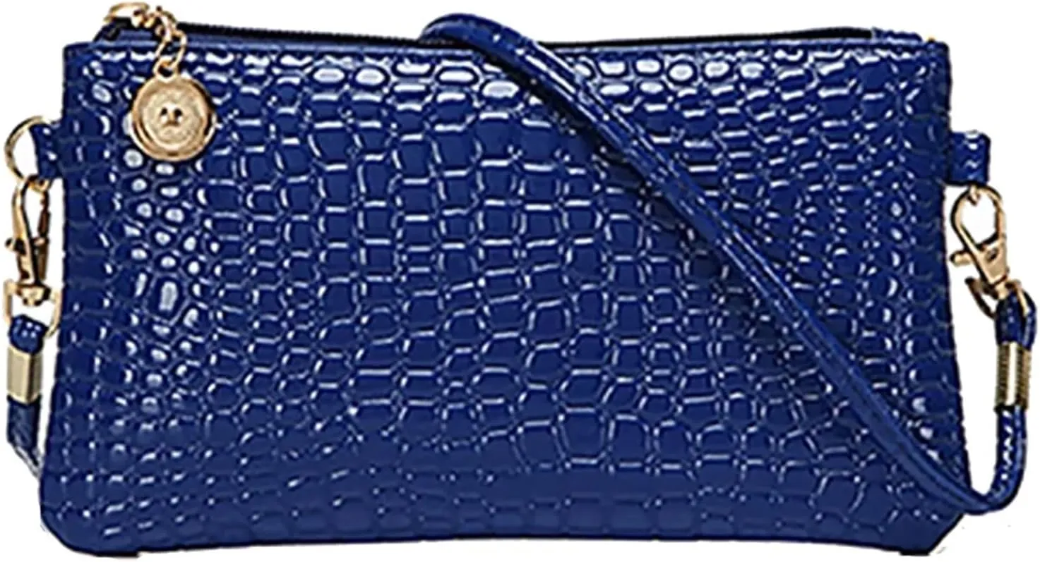 Women Fashion Shoulder Bag Tote Messenger Faux Leather Zipper Satchel Handbag Nylon Duffel Bag
