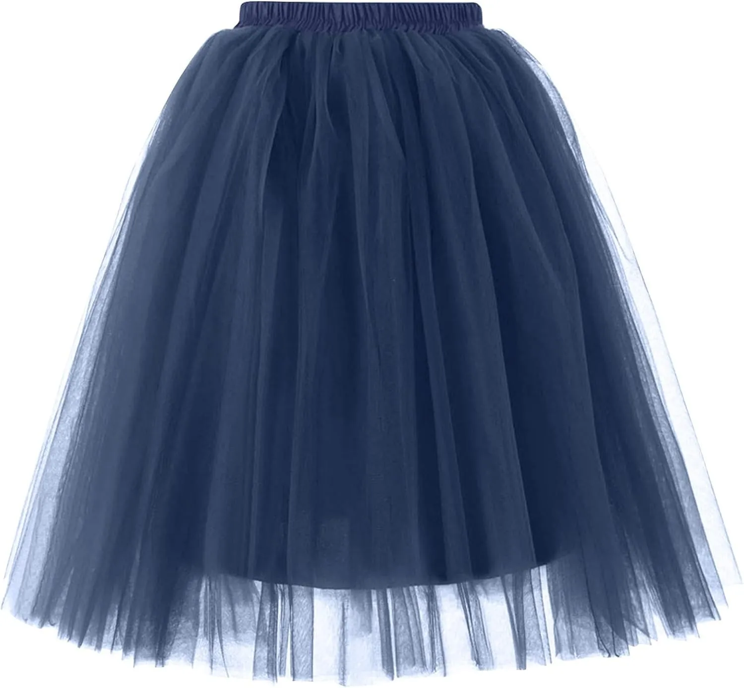 Women's Petticoat Skirt Puffy Tutu Skirt Costume Layered Ballet Tulle Pettiskirts Pleated Tulle Petticoat Tutu