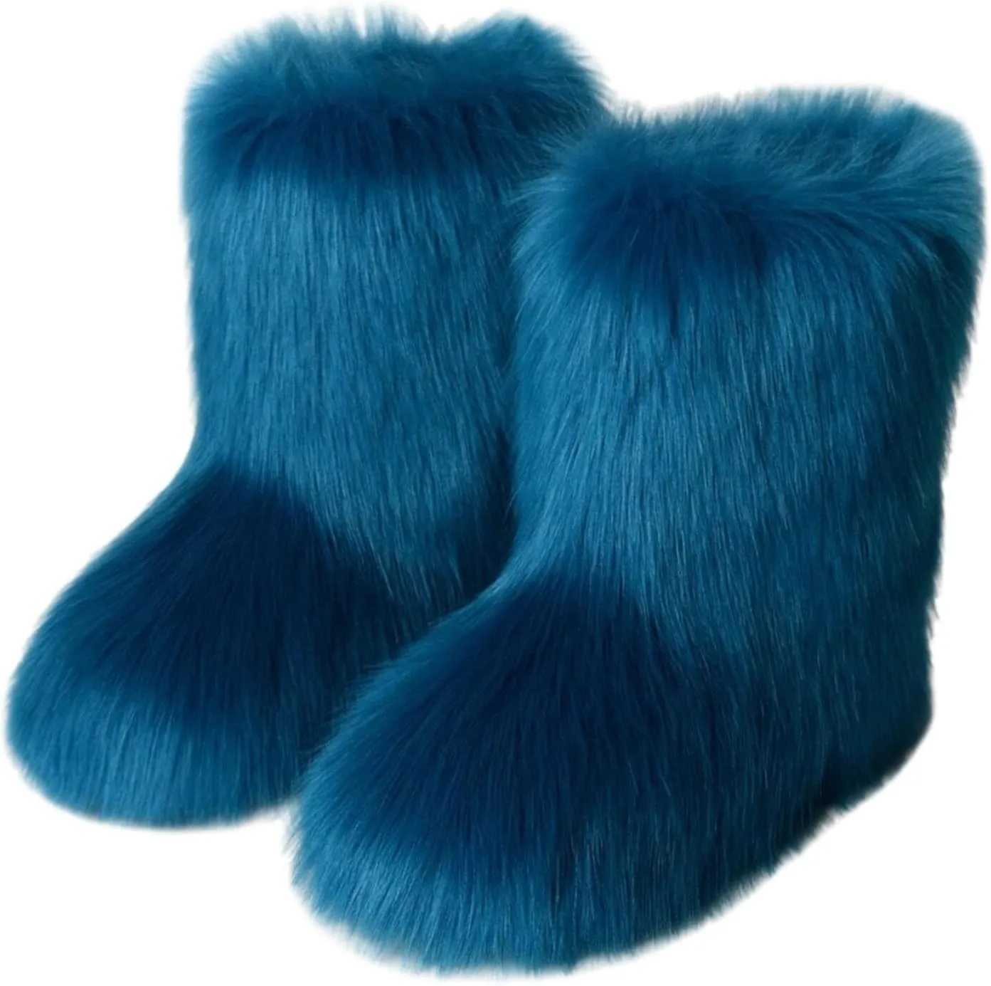 Women's Snow Boots Size 12 Women's Wide Width Waterproof Slip on Ankle Boots for Swollen Feet Boots Winter Fur Zapatos De Mujer Para Nieve Women Warm Fur Lined Snow Boots Waterproof Shoes
