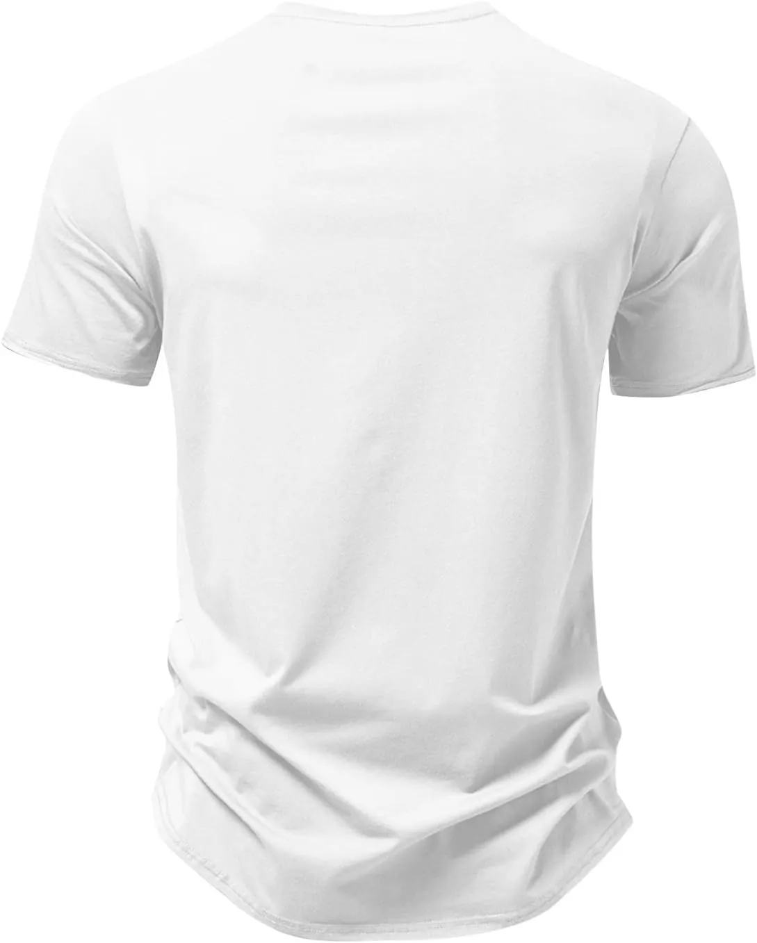 Ymosrh Men's Summer Beach Tee Shirts Short Sleeve Palm Tree T-Shirts Casual V Neck Tee Top Undershirts, S-3XL